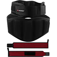 WIN.MAX Cinturón Lumbar Gimnasio，Cinturón Lumbar Gimnasio Ajustable para Hombres y Mujeres，Cinturones Pesas…